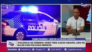VIOLENCIA DE G&Eacute;NERO HUBO TRES CASOS GRAVES, UNO DE ELLOS CON POLIC&Iacute;AS HERIDOS