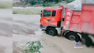 10 Extreme Dangerous Idiots Dump Truck Operator Skill   Biggest Heavy Equipment Machines Working