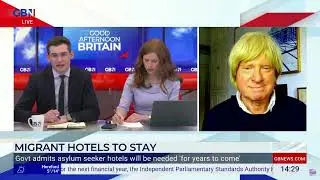 GB News: migrant hotels and illegal boat crossings 24 03 25