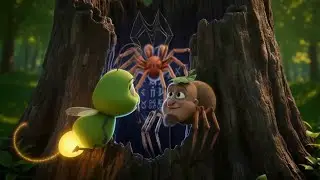 Pip( The Firefly ) met Spider Discovers Magical Powers! ✨ Heartwarming Animation Adventure