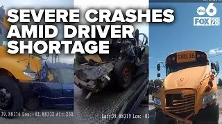 Ohio school bus drivers charged in severe crashes amid driver shortage