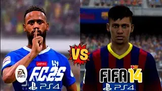 EA FC 25 Vs FIFA 14 PS4