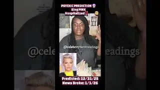 Singer Pink Hospitalized #viral #tarot #breakingnews #pink #shorts #viral