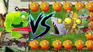 Plants v Zombies 2 Modern Day Part 2 - 6 Zoybean Pod Max Level vs All Zombies