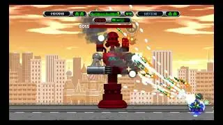 Heavy Weapon: Atomic Tank. Mission: Mission 18 (2 Players White and Blue).