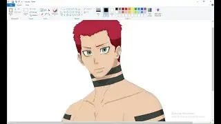 How I Draw Vulcan Joseph ヴァルカン・ジョゼフ from Fire Force MS Paint Anime Drawing