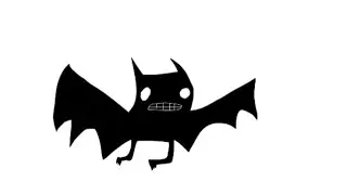 Bat flying animation practice