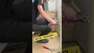 H&auml;rligt &rdquo;hantverkartugg&rdquo; n&auml;r jag mokar med r&ouml;ren 🤣 #diy #r&ouml;rmokare #sekelskifteshus #&ouml;dehus