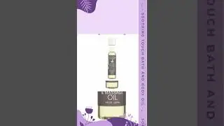Soothing Touch Bath And Body Oil - Muscle Cmf - 8 Oz