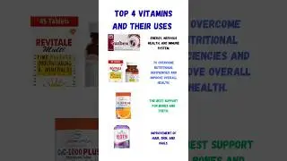 Top Vitamins: Surbex Z, Revital M, Biotin Plus and Cal C 1000 uses