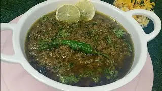 Restaurant style green masala keema recipe|tasty harra masala keema recipe|@Anaya's Kichen