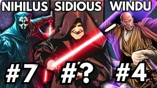 The Most Powerful Characters in Star Wars Legends