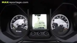 2016 Kymco X.Town 125i Top Speed 0-120 KMH