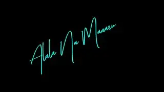 Rang De|| Alala Na Manasu TheluthundheValala Nuvu || Black Screen WhatsApp status## S N K Creation s