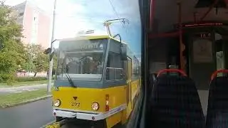 Tramvaj KT8D5-RN2P evč. 295 na výlukové lince 2