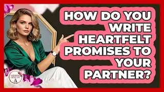 How do you write heartfelt promises to your partner?
