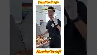 Number to call | Tony Led Sign Compilation | Tony LC Sign Compilation #shrots #tonylcsign #lcsign