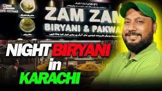 Late Night Biryani in Karachi 🌙 | Zam Zam Biryani Full Review#streetfood#karachi #karachifoodies 