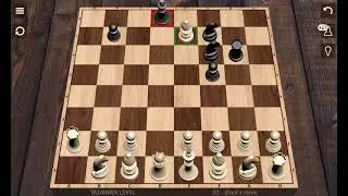 Chess gameplay  with computer Lesson for beginners 