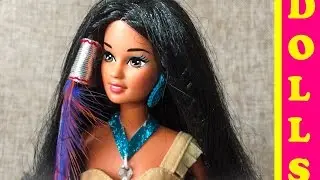 Barbie doll Teresa 1994 edition my collection №9 Моя принцесса Барби Покахонас из мой коллекции