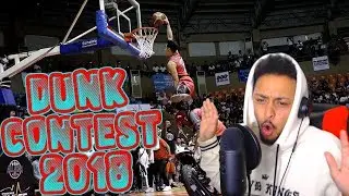 SOME OF THE WORST DUNKS IVE SEEN!! PBA DUNK CONTEST 2018 REACTION
