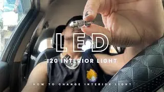 Hyundai i20 interior light change || yellow to white light || do it yourself || car light