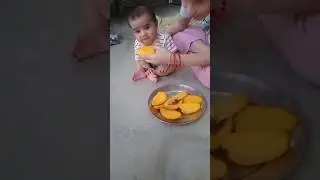 First Time Mango Taste 🥭