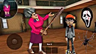 تحدي في لعبة المعلمة الشريرة الجزء الثاني l لعبة المعلمة الشريرة scary teacher 3d