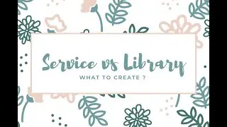 Service vs Library #backenddevelopment #systemdesign #software
