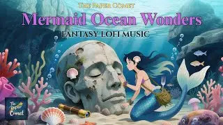 1 Hour Cozy Lo Fi Music & Relaxing Ocean Ambience - Mermaid Ocean Wonders 🌊
