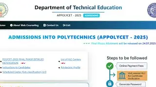 AP POLYCET SEAT ALLOTMENT TODAY
