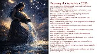 February 4 Birthday Horoscope 2026 | Aquarius Astrology Forecast