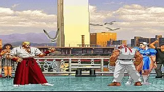 [ KOF Mugen ] Geese Howard vs Master God Ryu Epic Fight 