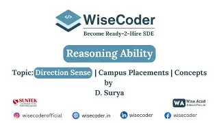 Direction Sense | Reasoning Ability | Tips, Tricks & Practice Problems | Wisecoder