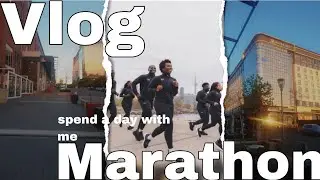  first vlog: running a marathon (painful 😩)