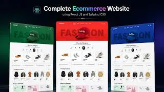 💥Complete Ecommerce Website using React JS and Tailwind CSS || Step by Step Tutorial