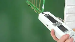 Smart Meter radiation shown on HF35C analysis instrument in Nanaimo BC