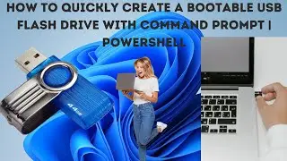 How to Quickly create a bootable USB flash drive with Command Prompt | PowerShell | Bootable USB