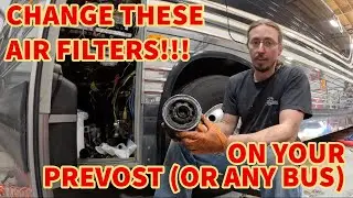 How to Change the Wabco Air Dryer and Accessory Air Filter on a Prevost XL2 (and why to change them)