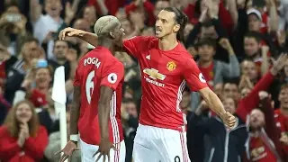 Blackburn (1) - United (2) GOAL ! IBRAHIMOVIC , RASHFORD AND POGBA !!