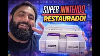 Restaurei meu Super Nintendo depois de anos parado… olha o resultado!