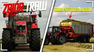 NOWY POTTINGER JUMBO 7450 ! ZBI&Oacute;R TRAW 2021 W GR.BĄCZYK #POTTINGER #MASSEYFERGUSON