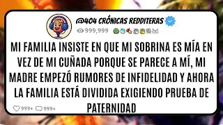 Mi FAMILIA insiste en que mi SOBRINA es MÍA en vez de mi CUÑADA porque se parece a Mí, mi MADRE...