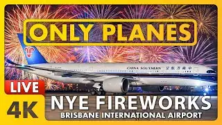 🔴 LIVE into 2026 + CBD Fireworks @ Brisbane Airport w/ James ✈️