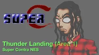 Super Contra NES - Thunder Landing (Area 1) - Mega Drive/Genesis Arrange (Furnace)