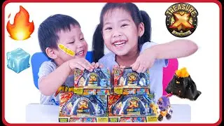Treasure X Fire Vs Ice Unboxing Surprise- Fun stories about Camilla and her Mom
