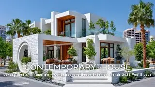 Contemporary House Design 2025: Stunning Exterior Trends for Modern Architecture Lovers
