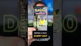 Ripping a Pack Every Day to Pull Charizard | DAY 50: Pok&eacute;mon Celebrations