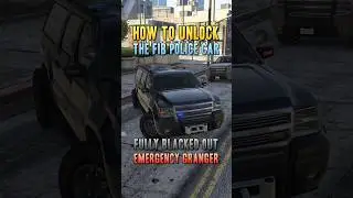 How to unlock the secret FIB Police Car GTA Online #shorts #gta #gtaonline