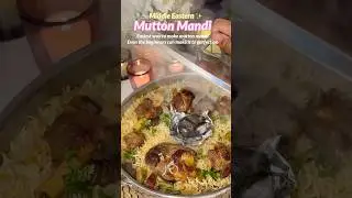 How to Make Mutton Mandi | Middle East Style Mandi #shortfeed #shorts